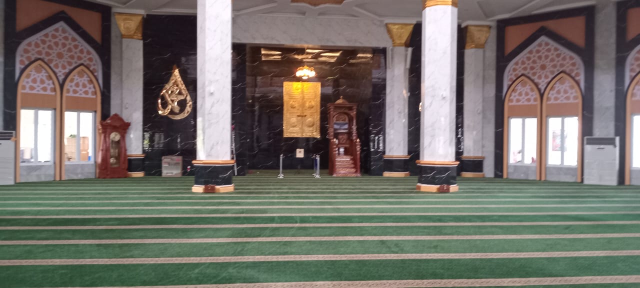 Masjid Agung An-Nur Tanjung Senai  Ogan Ilir Sudah Mulai Difungsikan