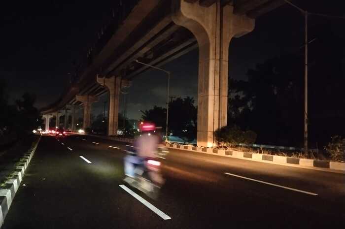 Lampu Jalan Jl Kolonel H Barlian Palembang Kembali Mati
