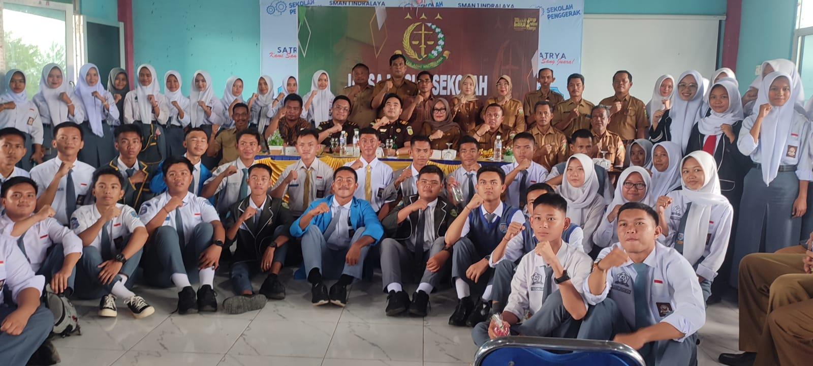 SMAN 1 Indralaya Ogan Ilir Tuan Rumah, Penyuluhan Hukum  Jaksa Masuk Sekolah