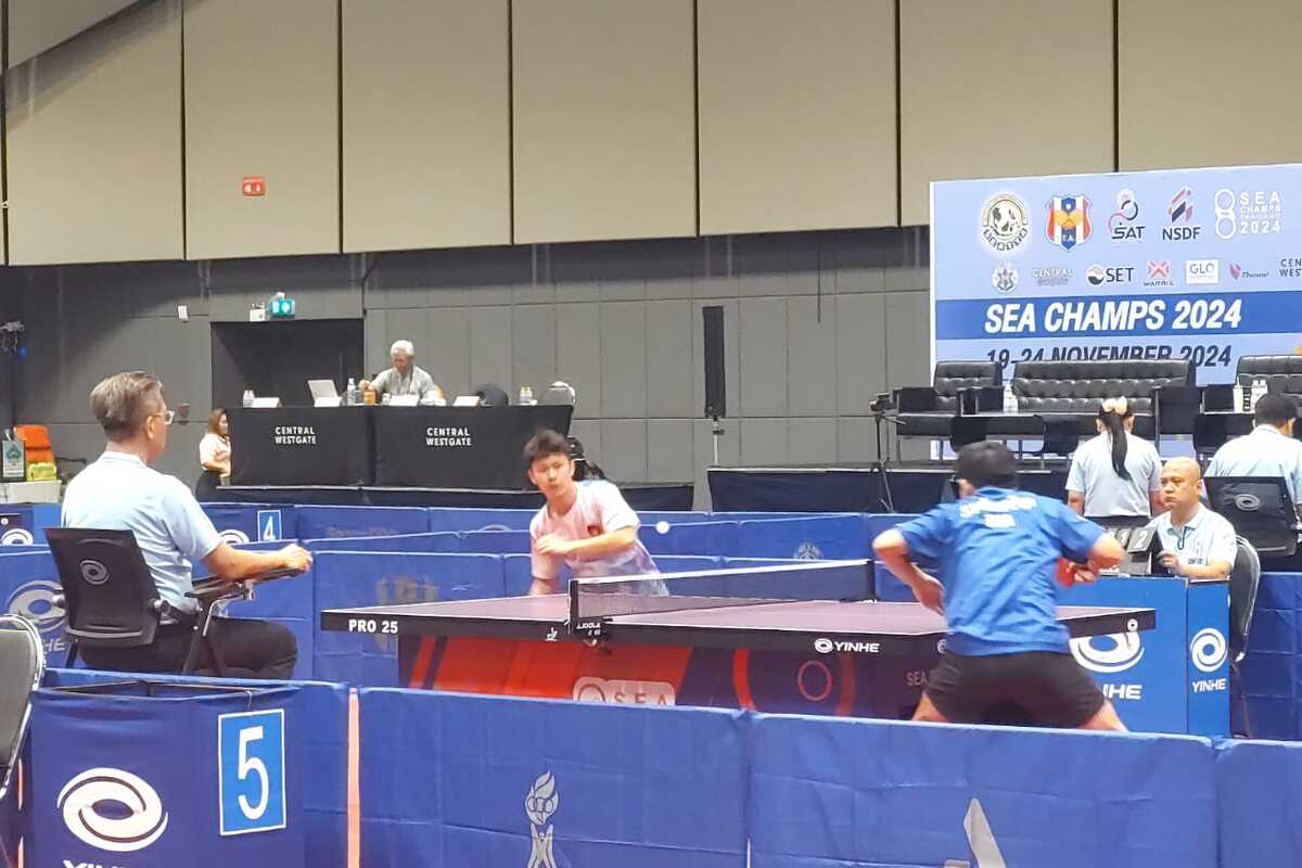 SEA Champs Thailand Table Tennis 2024: Timnas Putra dan Putri Indonesia Lolos Semifinal