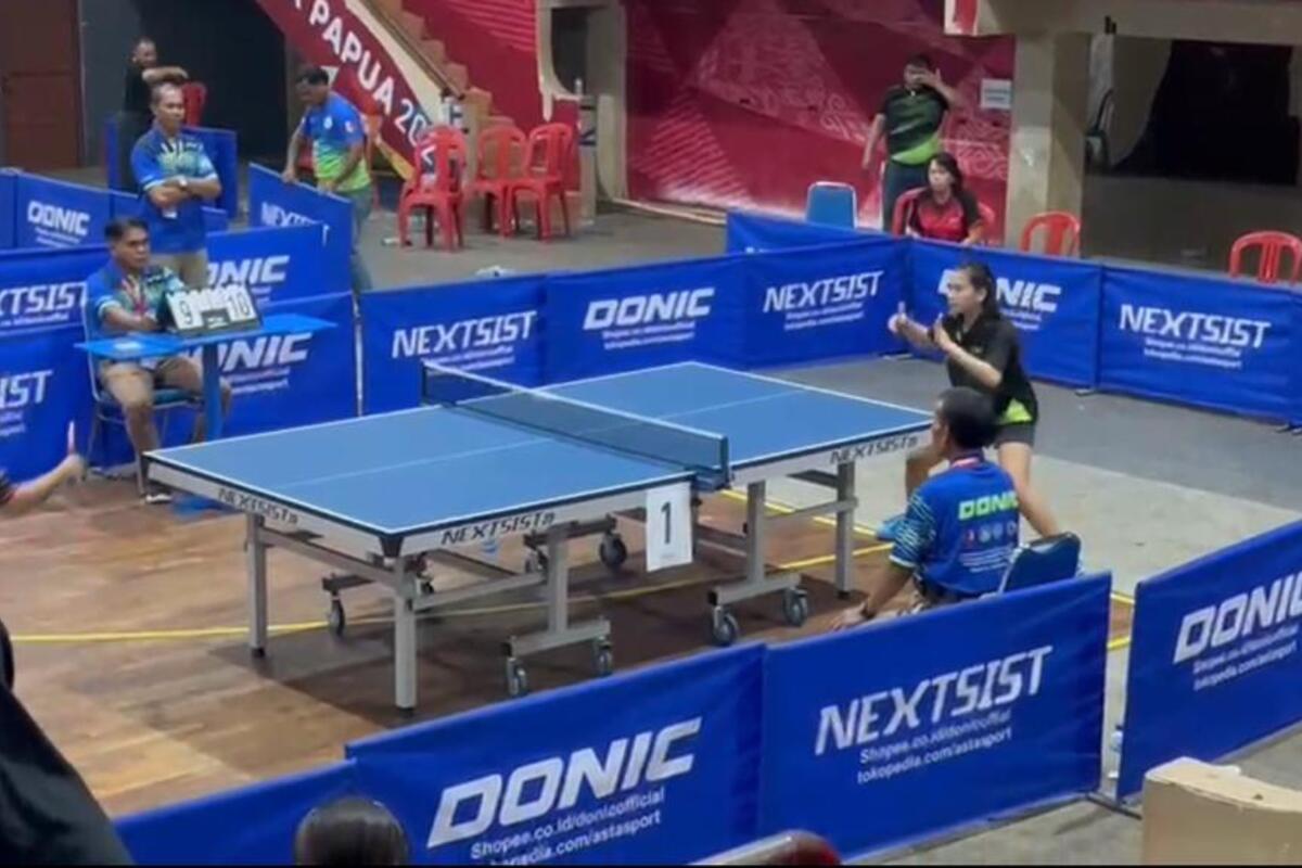 Ini Jumlah Medali Tenis Meja PON XXI Aceh-Sumut 2024