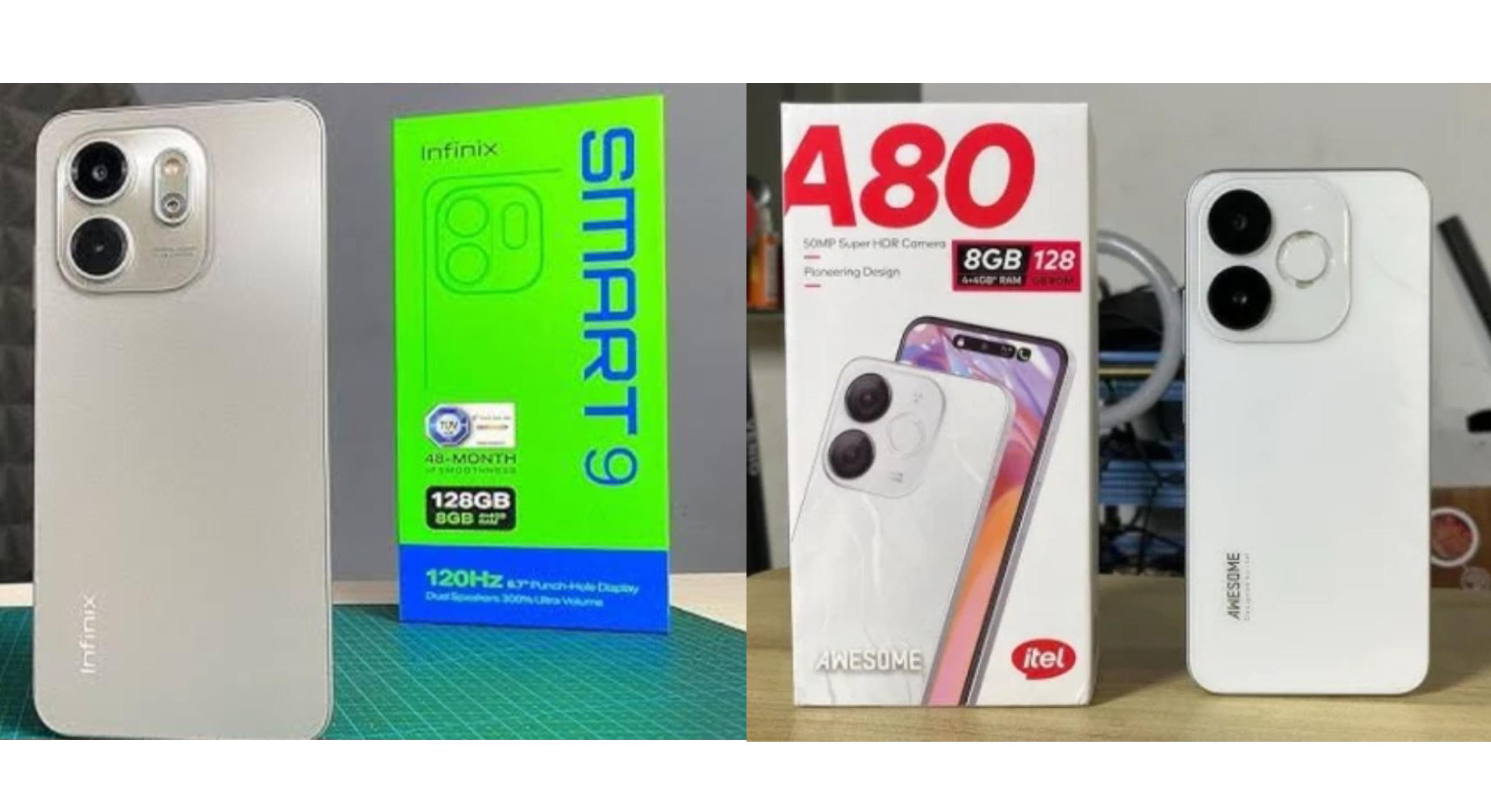 Mending Mana, Infinix Smart 9 HD atau Itel A80? Cek Perbandingan Spesifikasinya