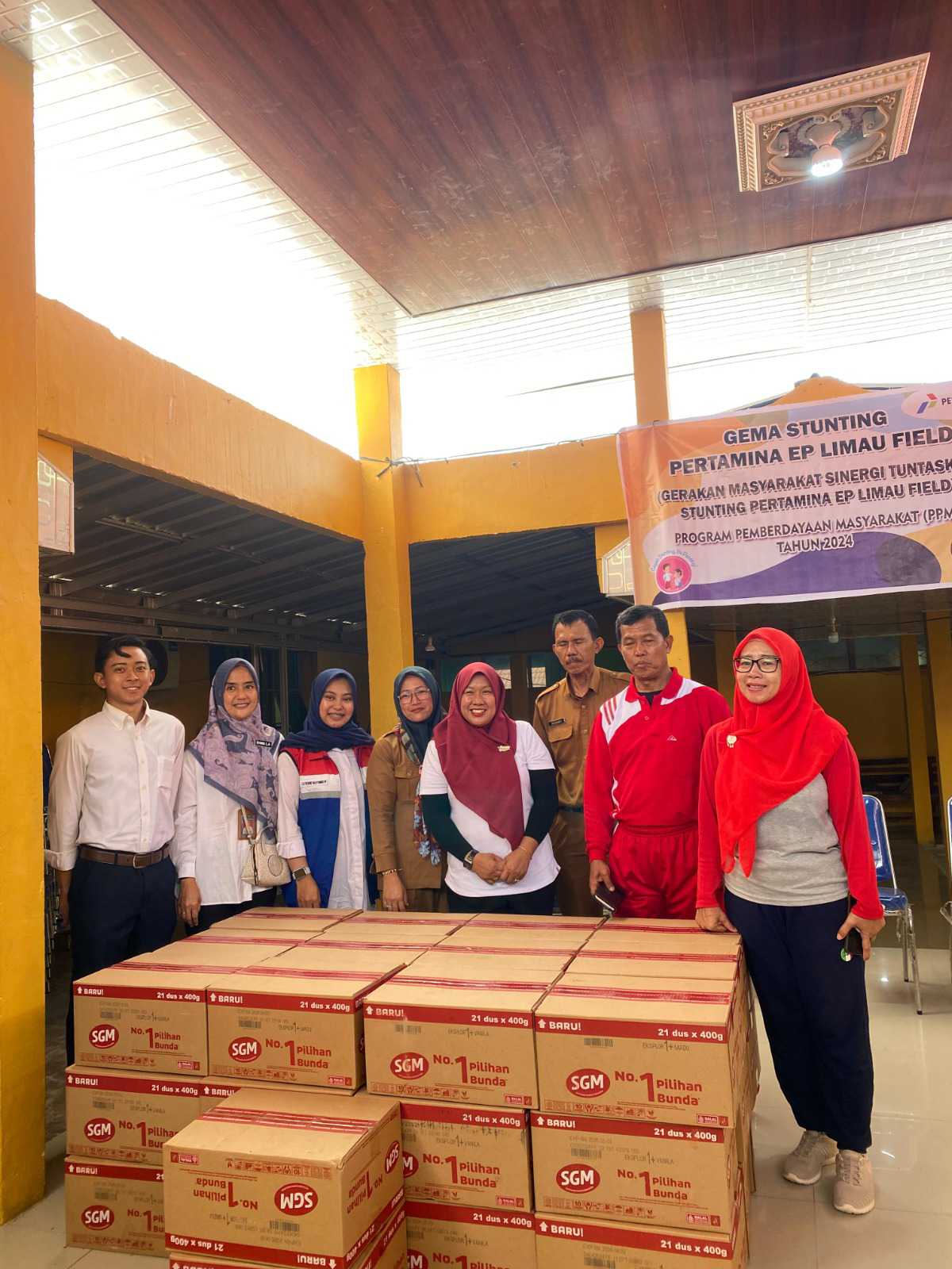 PT Pertamina EP Limau Field Dukung Program Pencegahan Stunting