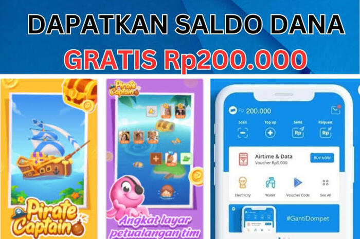 Mau Saldo DANA Gratis Rp450 Ribu? Download Pirate Captain