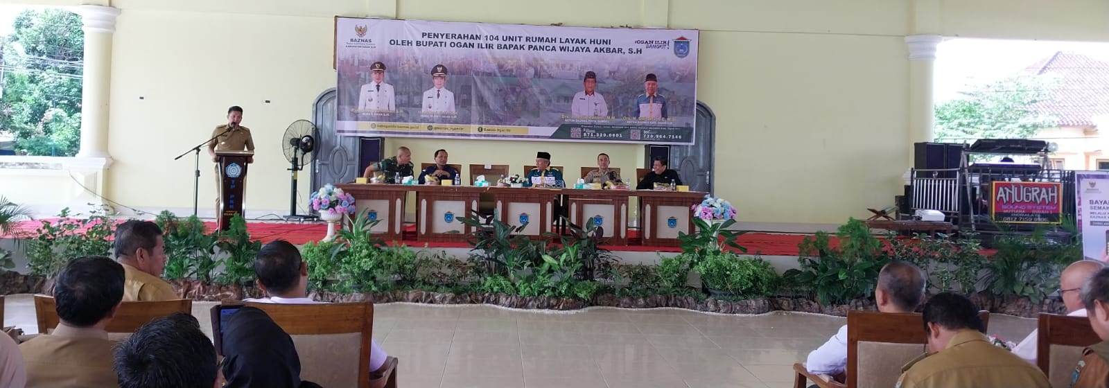 Bupati Ogan Ilir Serahkan 104 Bangunan Hasil Bedah Rumah