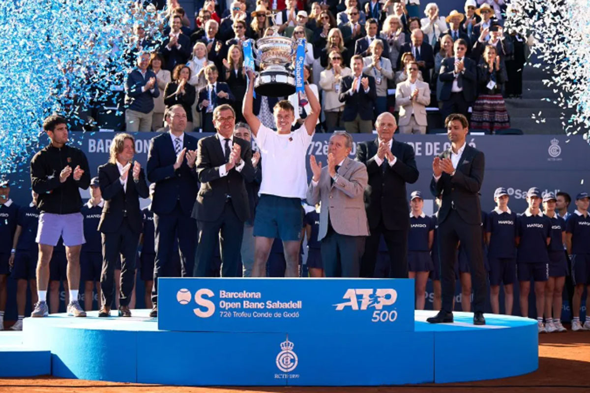 Kedigjayaan Carlos Alcaraz Rontok, Holger Rune Juara Barcelona Open 2025