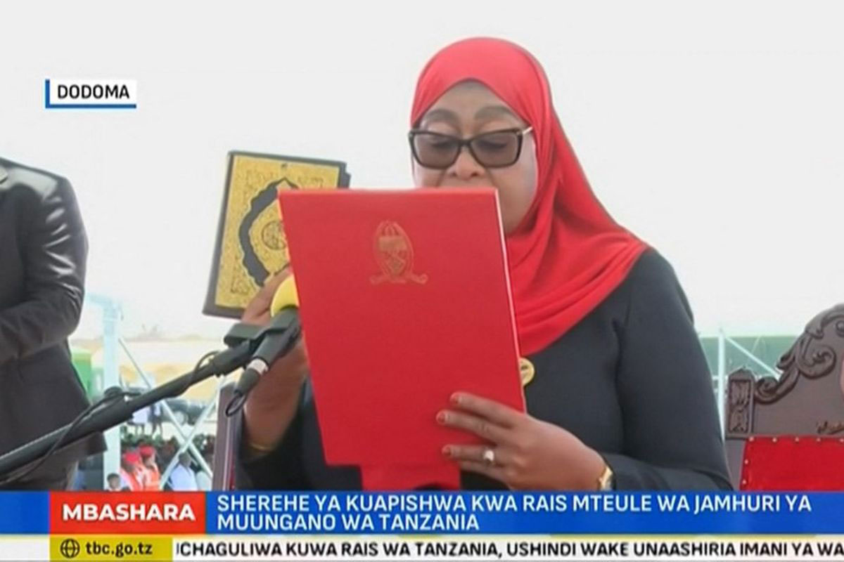 Presiden Tanzania Tetap Dilantik di Tengah Gelombang Protes 