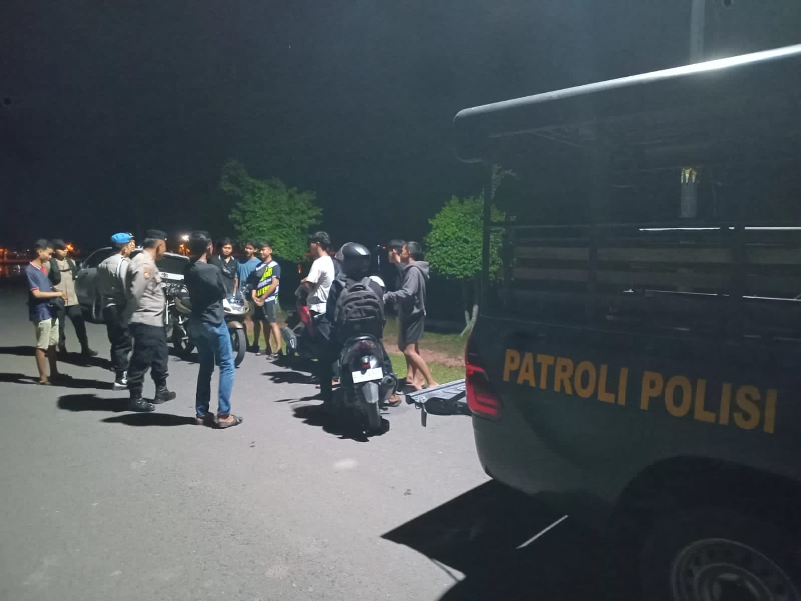 Polsek Indralaya Gelar Patroli, Antisipasi Tindak Pidana 3C dan Gangguan Kamtibmas