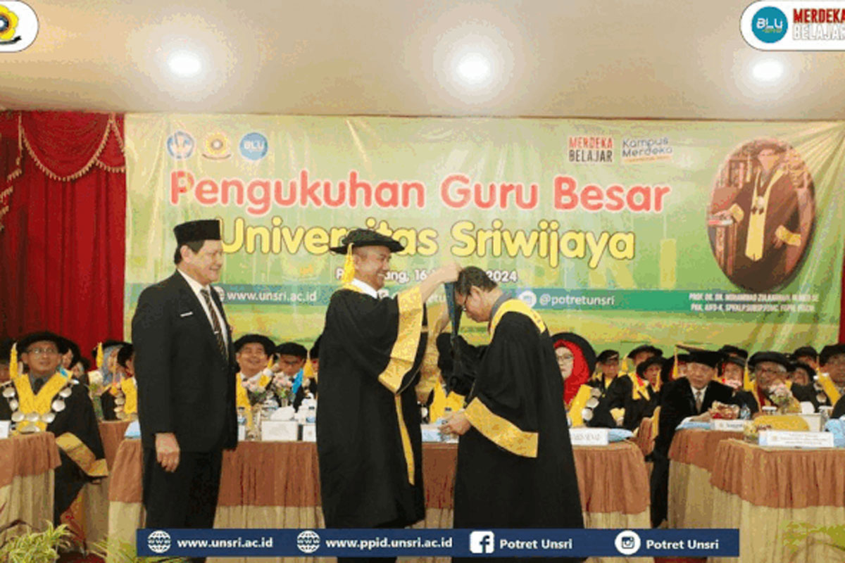 FK Unsri Tambah Guru Besar, ini Profilnya