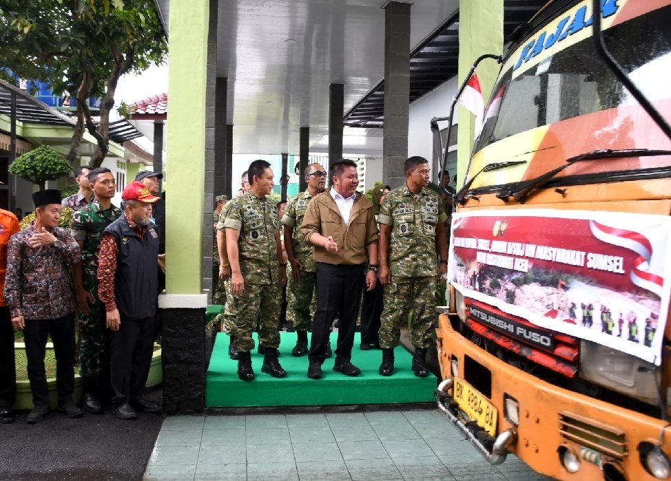 Pemprov Sumsel  Kirim Bantuan Korban Bencana  Aceh, Hasil Donasi Pemerintah dan Masyarakat