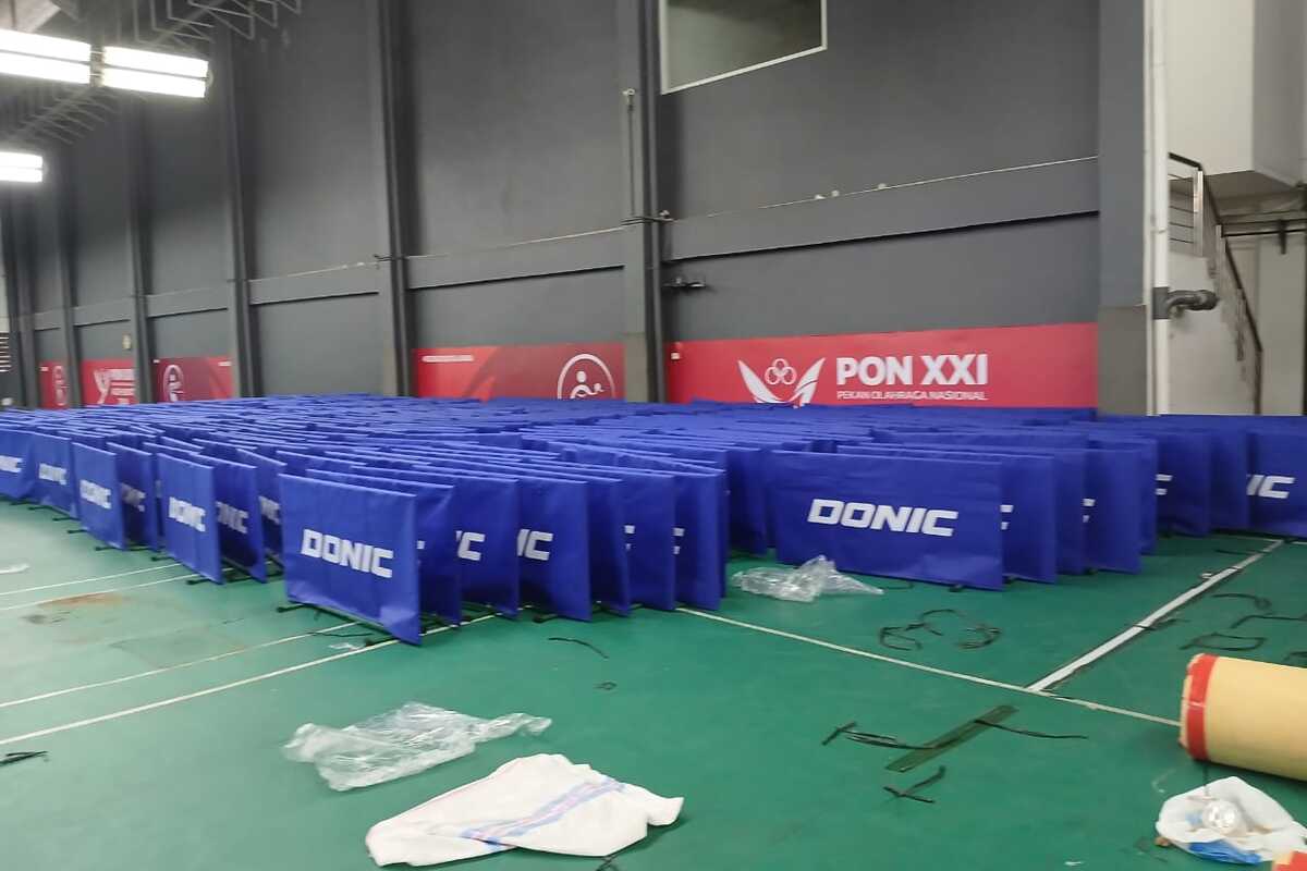 TD Tenis Meja PON XXI Aceh-Sumut 2024 Pastikan Venue Siap 7 September