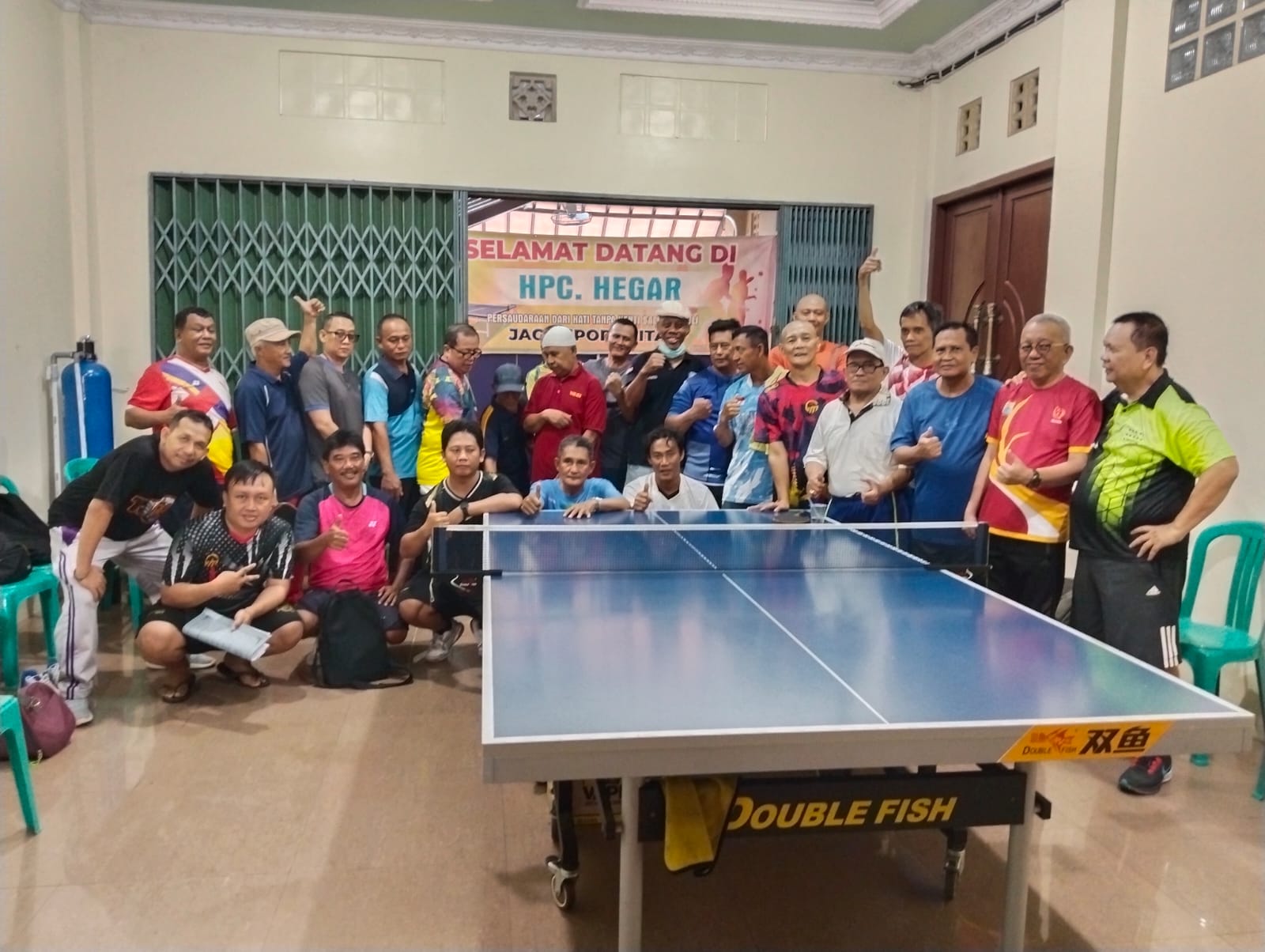 16 Ganda Tenis Meja Ikuti Turnamen HPC Asrul Sani Cup