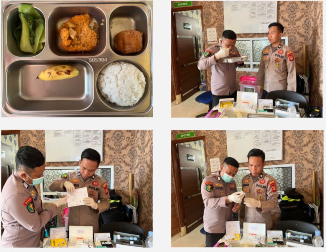 Polres Ogan Ilir Pastikan 3.264 Porsi MBG Aman Dikonsumsi, Dokkes Uji Organoleptik dan Kimiawi