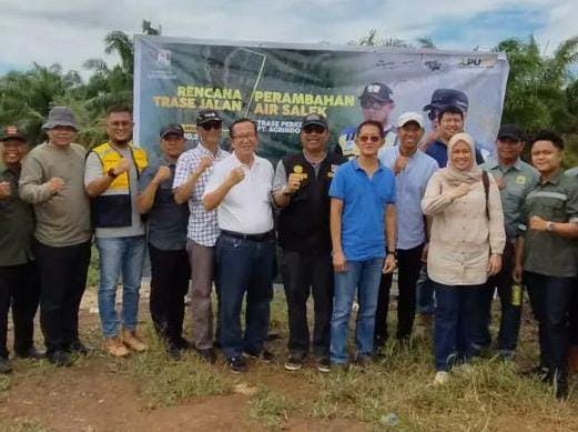Pemkab Banyuasin Bakal Segera Bangun Jalan Poros Kecamatan Air Salek 