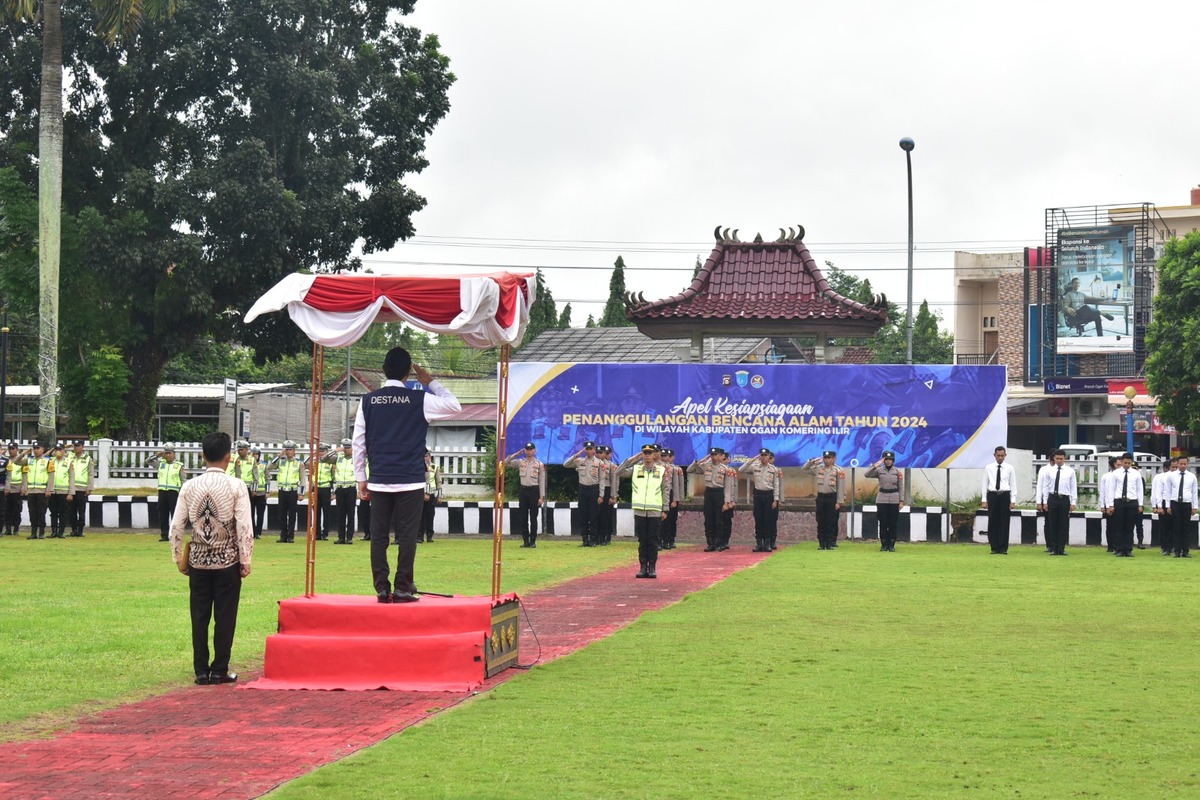 Tanggap Bencana, Pemkab OKI Gelar Apel Kesiapsiagaan