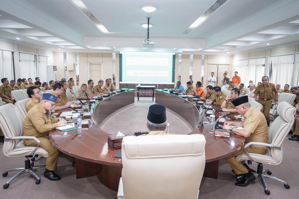 Rapat Staf, Pj Bupati Muba Ingatkan Agenda di Depan Mata