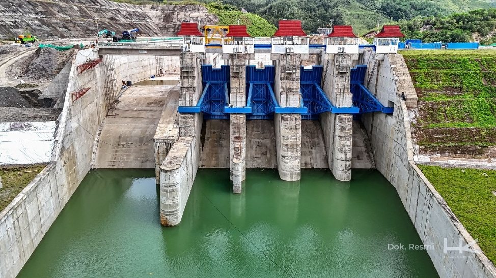 Tiga Dihaji  Bendungan Pertama di Sumsel,  Akan Mengairi 25.000 hektare lahan pertanian