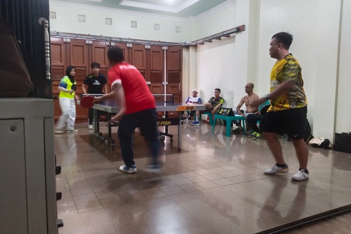 Kejar Tayang, 2 Klub Tenis Meja di Palembang Gelar Turnamen di Hari yang Sama