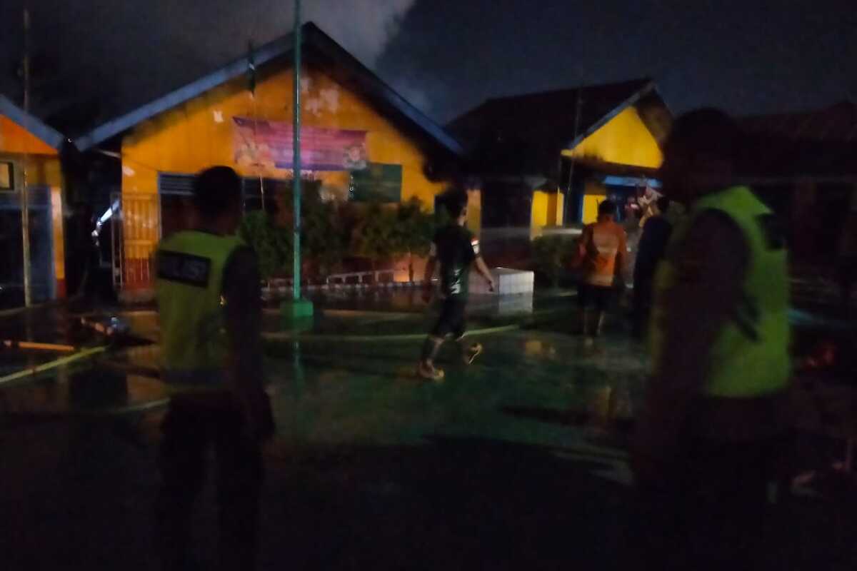 Bangunan SMP Muhammadiyah Prabumulih Terbakar, ini Penyebabnya