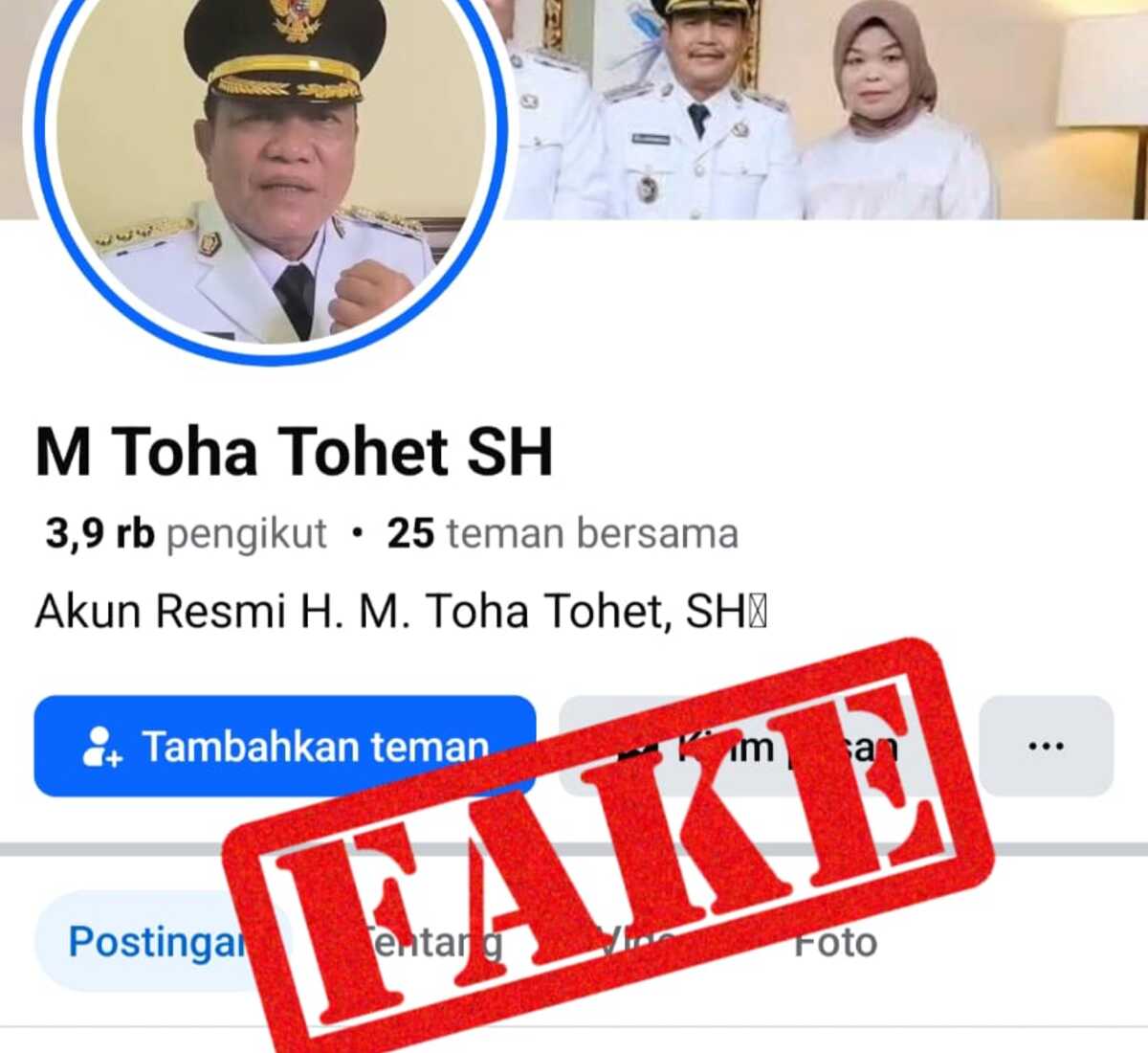 Beredar Medsos Bupati Muba Palsu, Dinas Kominfo Ingatkan Masyarakat
