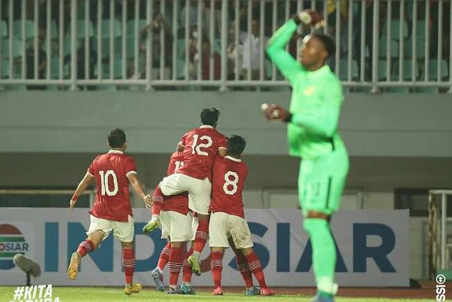 Babak Pertama Timnas Indonesia Unggul Atas Curacao 1-0, Lewat Gol Dimas Drajad 