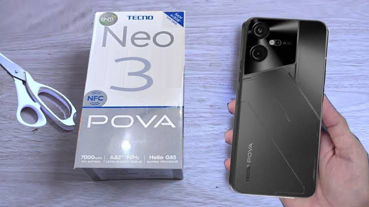 Tecno Pova Neo 3 : Disupport Baterai 7.000 mAh dengan Fast Charging 18 Watt