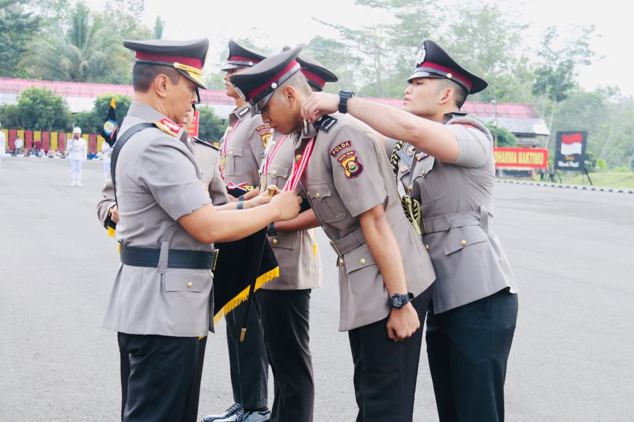 Kapolda Sumsel Lantik 167 Bintara Polri Lulusan Pendidikan  SPN Betung