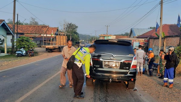 Kecelakaan Adu Kambing di Jalinsum Sumsel, Pemotor Tewas Ditempat 