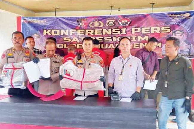 Kasus Korupsi Hutan Rimba Desa, Polres Muara Enim Sita Tunai Rp1 Miliar, Ditaksir Negara Merugi Rp15,5 Miliar