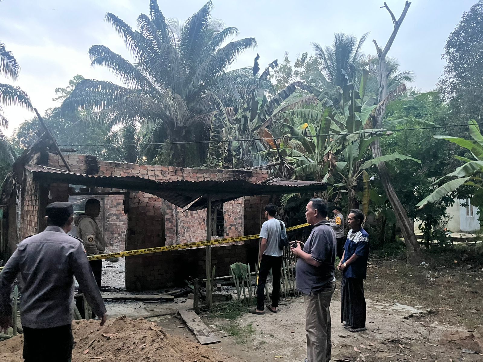 Menjelang Lebaran, Rumah Warga di Rantau Panjang Ogan Ilir Hangus Terbakar