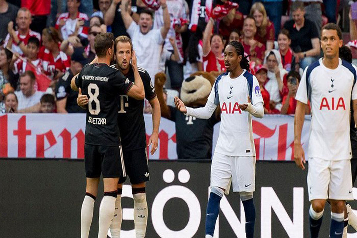 Laga  Pramusim Bayern Munich  vs Tottenham Hotspur, Kane Jebol Gawang Mantan  Klub, Die Roten Menang 4-0
