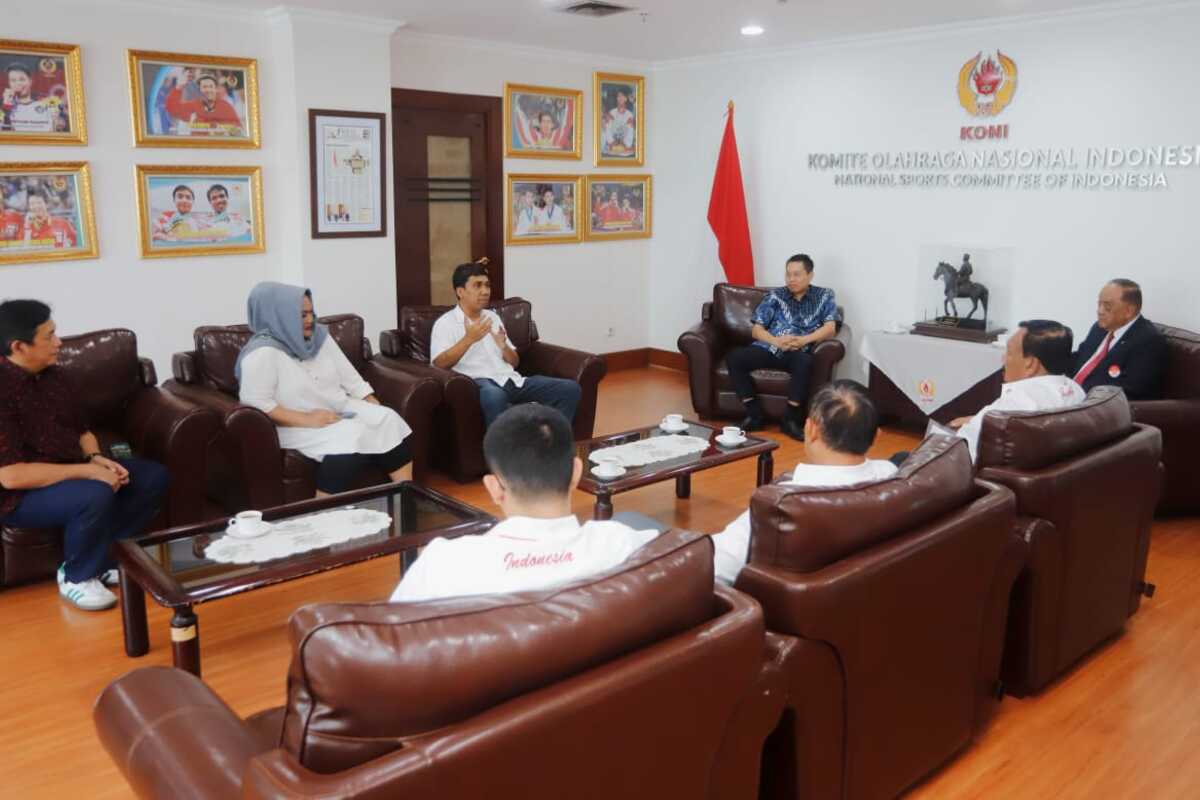 Audiensi dengan Ketum KONI Pusat, Ketua Umum PB PTMSI Laporkan Persiapan SEA Games 2025