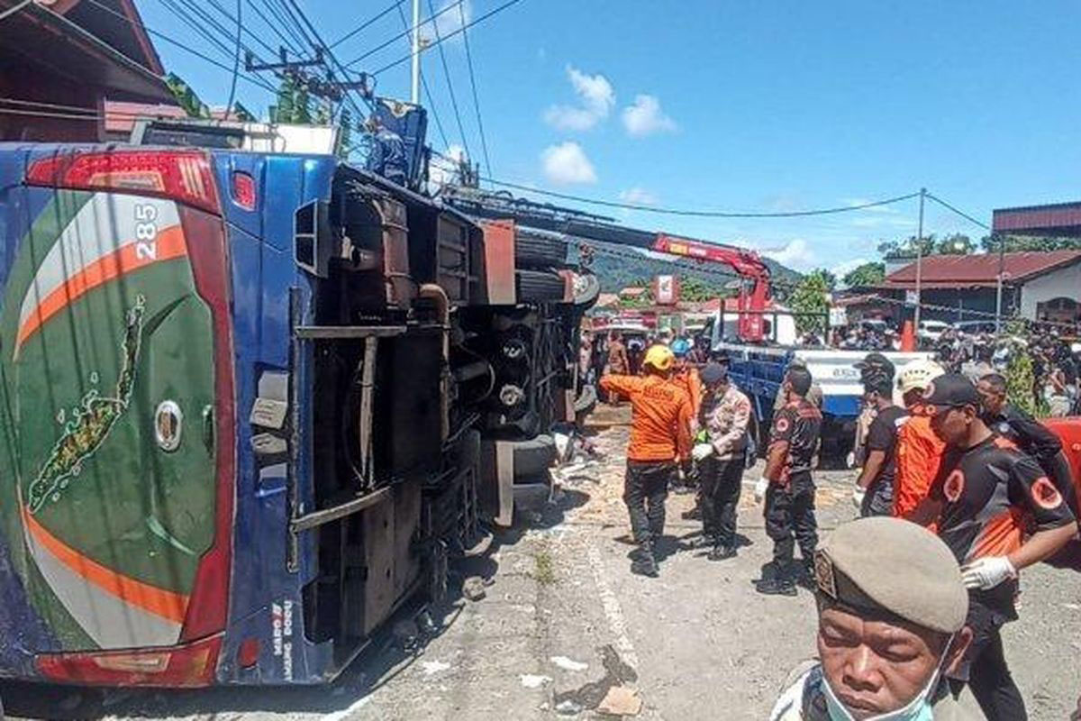 Bus ALS Kecelakaan di Padang Panjang, 12 Penumpang Tewas