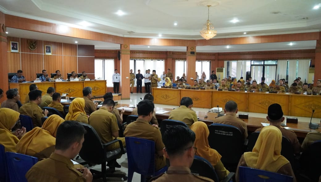 Pemkab OKI Gelar Rakor Persiapan Pelantikan Bupati-Wabup Terpilih, Dihadiri Pasangan MURI 