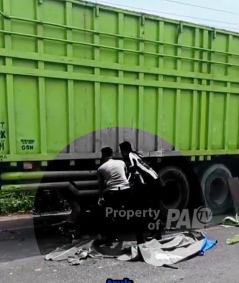 Pengendara Sepeda Motor Tewas,  Usai Tabrak Truk Trailer  Dari Belakang