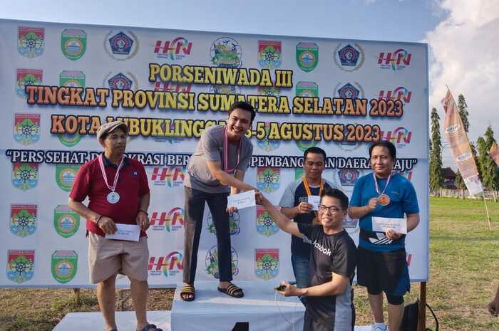 Ardianus, Juara Tenis Meja Porseniwada PWI Sumsel