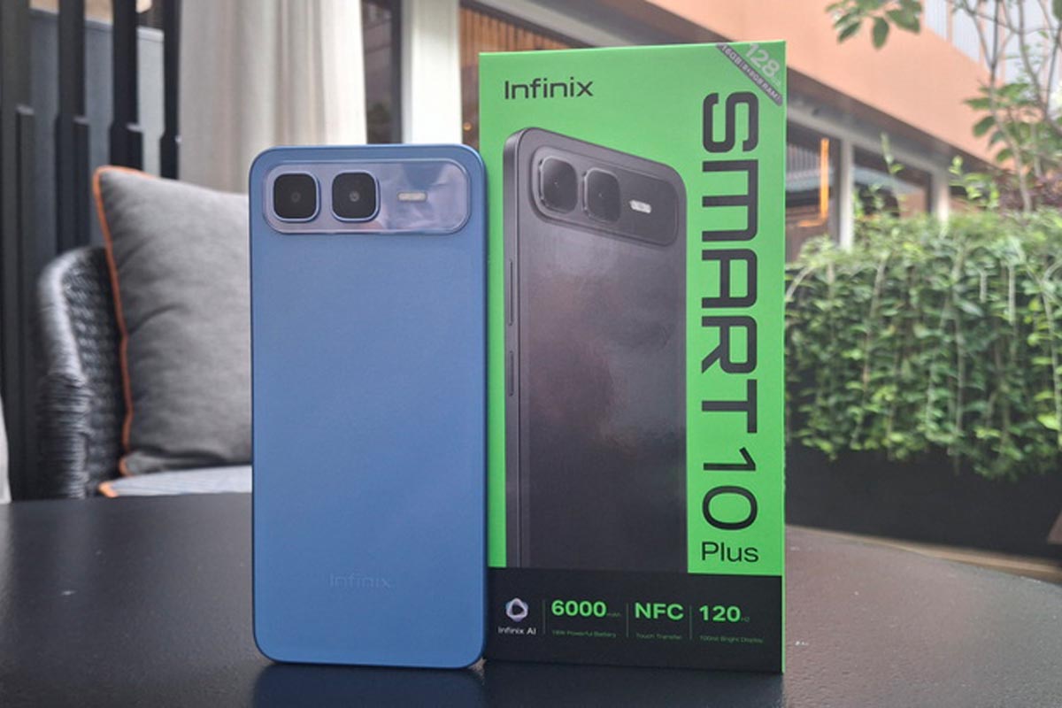 Infinix Smart 10 Plus : Didukung Baterai 6.000 mAh dengan Fast Charging 18 Watt