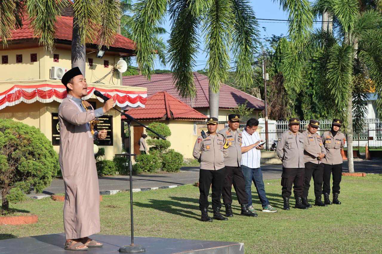 Binrohtal Polres Ogan Ilir, Hadirkan Ustadz Teo