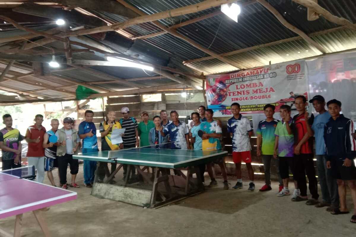 Rizal/Ridwan, Juara Tenis Meja Beregu Duo Teluk Payo Cup 2025