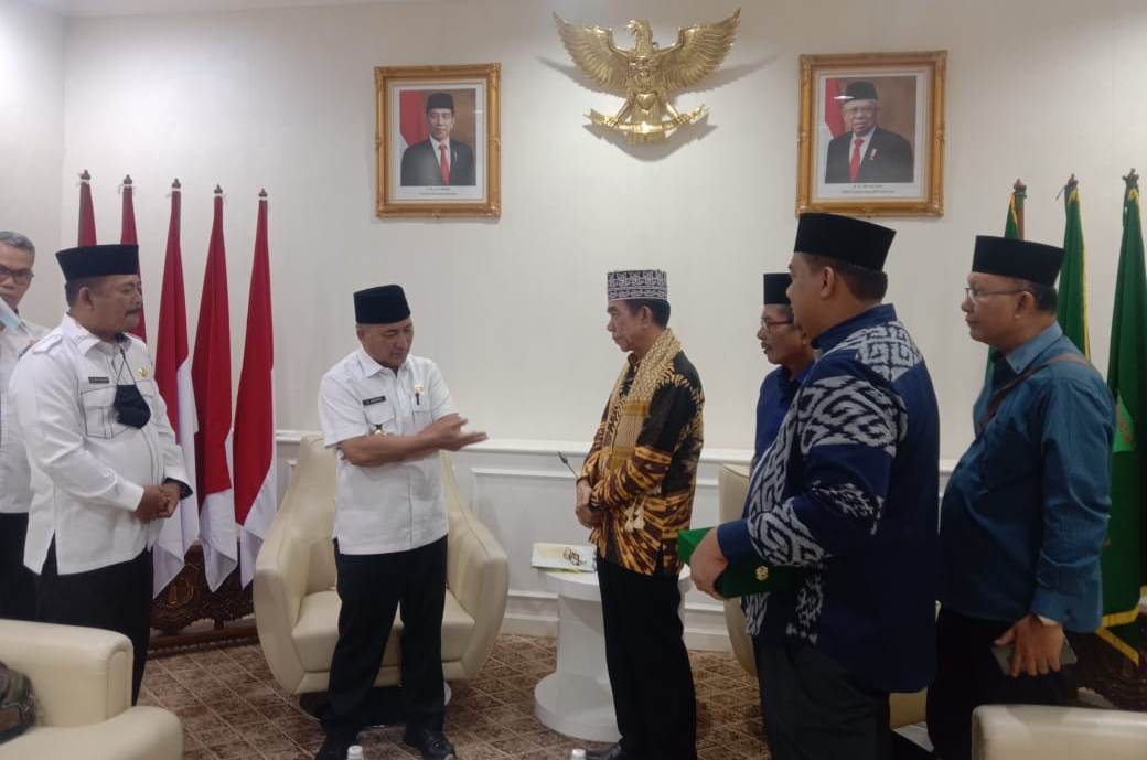 Kepengurusan LPTQ Muba Sudah Daluarsa, LPTQ Sumsel Lakukan Silaturrahmi Dengan Pj Bupati Muba.