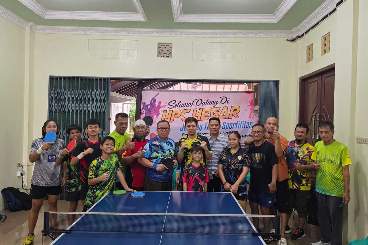 Gilang Maulana Boyong Petenis Meja Cilik Berkunjung ke HPC Palembang