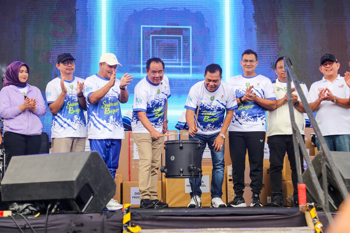 Bupati-Wabup Muba Launching KORMI Goes to School, Dihadiri Wagub Sumsel