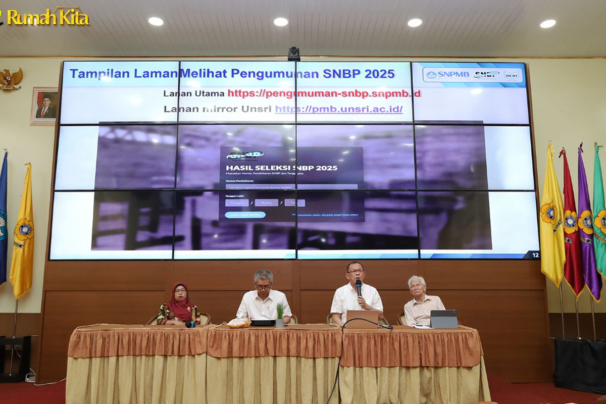 Unsri Umumkan Hasil Seleksi SNBP 2025