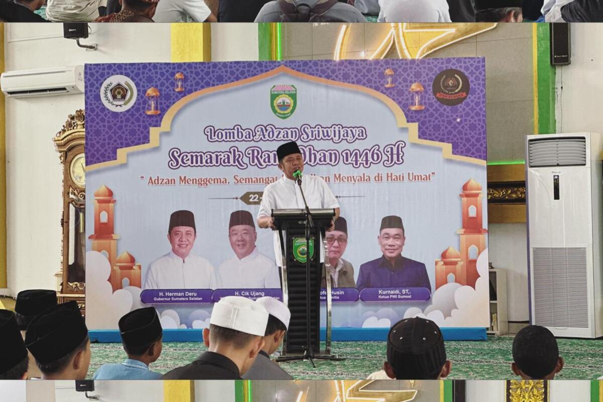 Gubernur Apresiasi Lomba Azan PWI Sumsel