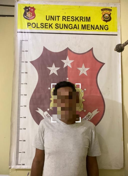 Polsek Sungai Menang Bekuk Pencuri Sapi Dalam Kebun Karet