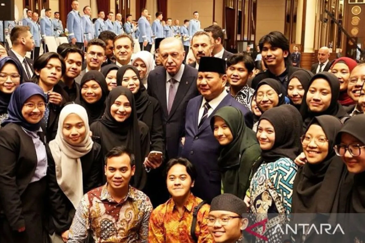 Didampingi Presiden Turki, Prabowo Bertemu Mahasiswa-WNI Indonesia