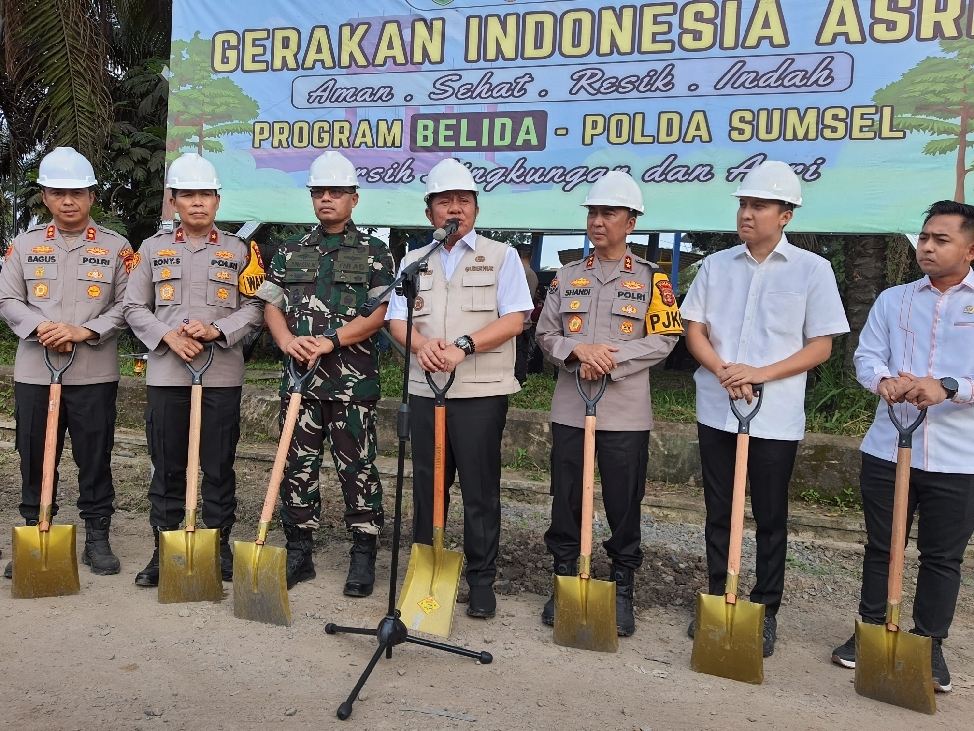 Polda Sumsel Pimpin Program BELIDA di Ogan Ilir, Integrasikan Lingkungan Bersih dan Pengamanan Lebaran