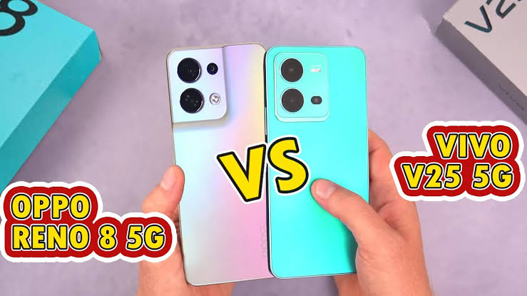 OPPO Reno 8 5G Vs Vivo V25 5G, Desain Mana yang Lebih Premium?