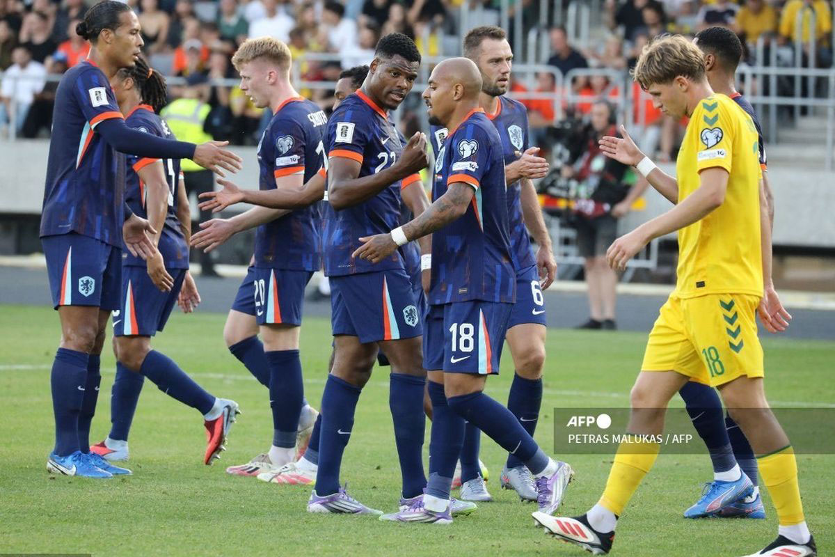Kualifikasi Piala Dunia 2026 - Belanda Menang 3-2 Atas Lituania