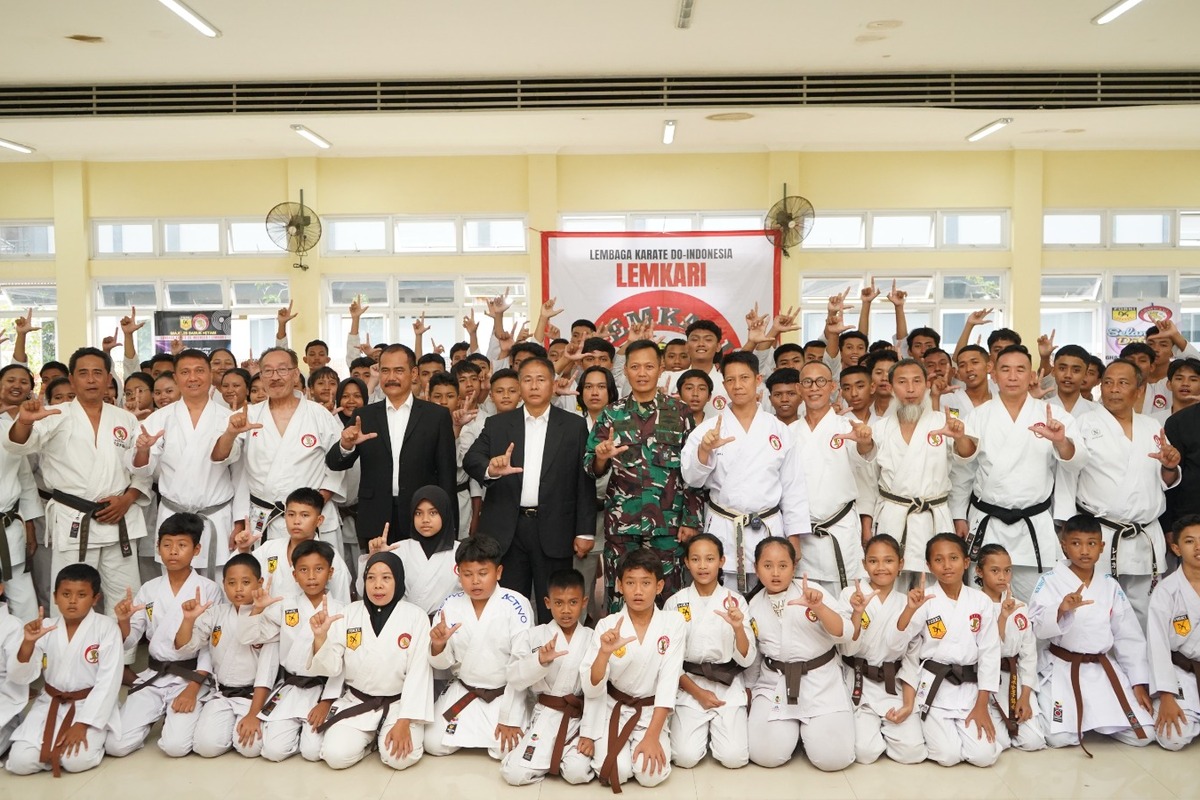 115 Karateka Ikuti Gashuku-Yudhansa Lemkari di Puslatdiksarmil Kodiklatal